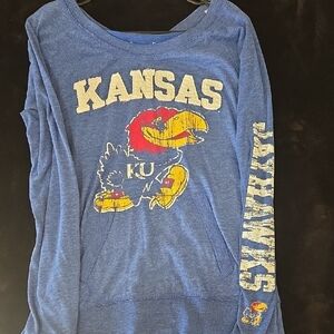Pressbox Kids Blue Kansas Jayhawks Sweatshirt